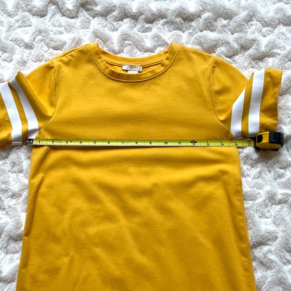 Yellow Short-Sleeve T-Shirt Dress - Picture 15 of 16